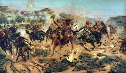 Sauver les canons à Colenso, 1899